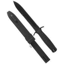 Nůž pevný s pilkou a plastovým pouzdrem