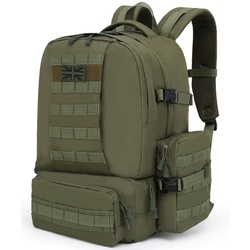 Batoh Expedition MOLLE 50 litrů zelený