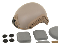 FAST Ballistic Helmet Replica (L/XL Size) - Dark Earth