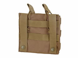 Modular open double mag pouch 5,56 Coyote Brown