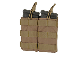 Modular open double mag pouch 5,56 Coyote Brown