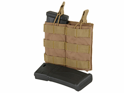 Modular open double mag pouch 5,56 Coyote Brown