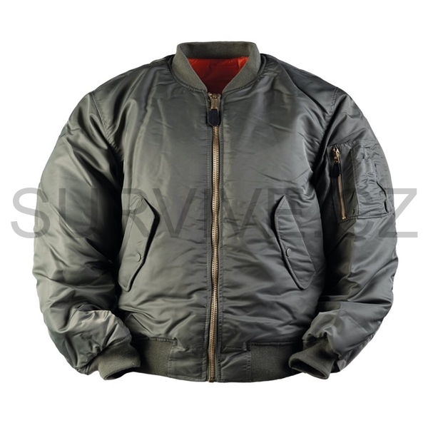 Bunda bomber MA1 BASIC ZELENÁ 
