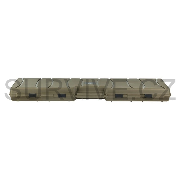 Kufr plastový na zbraň 120 cm ZELENÝ