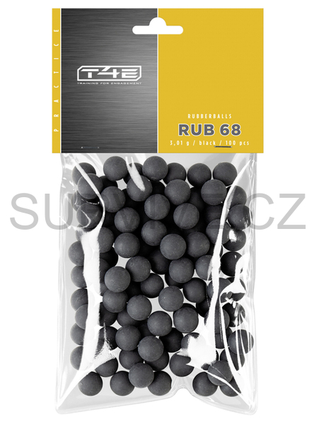 Kuličky T4E Rubber Ball Prac-Series cal.68 100ks