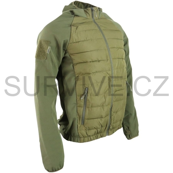 KOMBAT bunda taktická VENOM softshell ZELENÁ