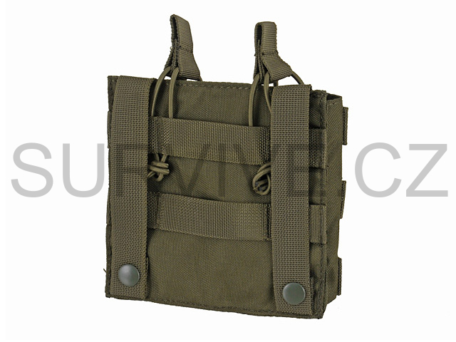 Modular open double mag pouch 5,56 Olive